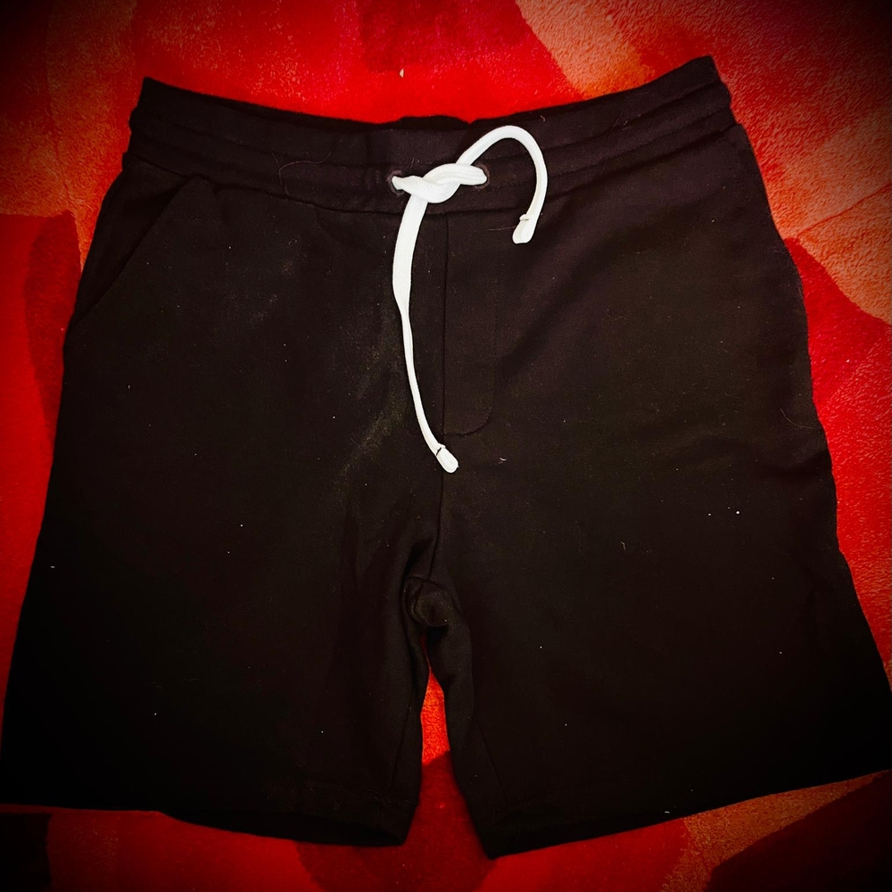 Bershka Black Athletic Shorts with Adjustable Drawstring. Size: L. Like New!!!
